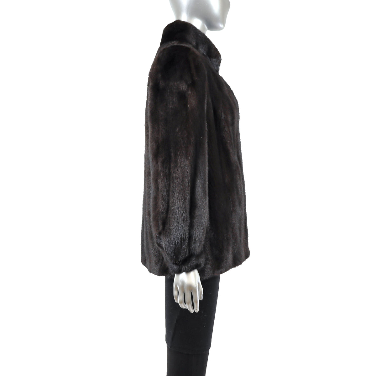 Dark Brown Mink Jacket- Size S