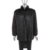 Mahogany Corded Mink Jacket- Size L
