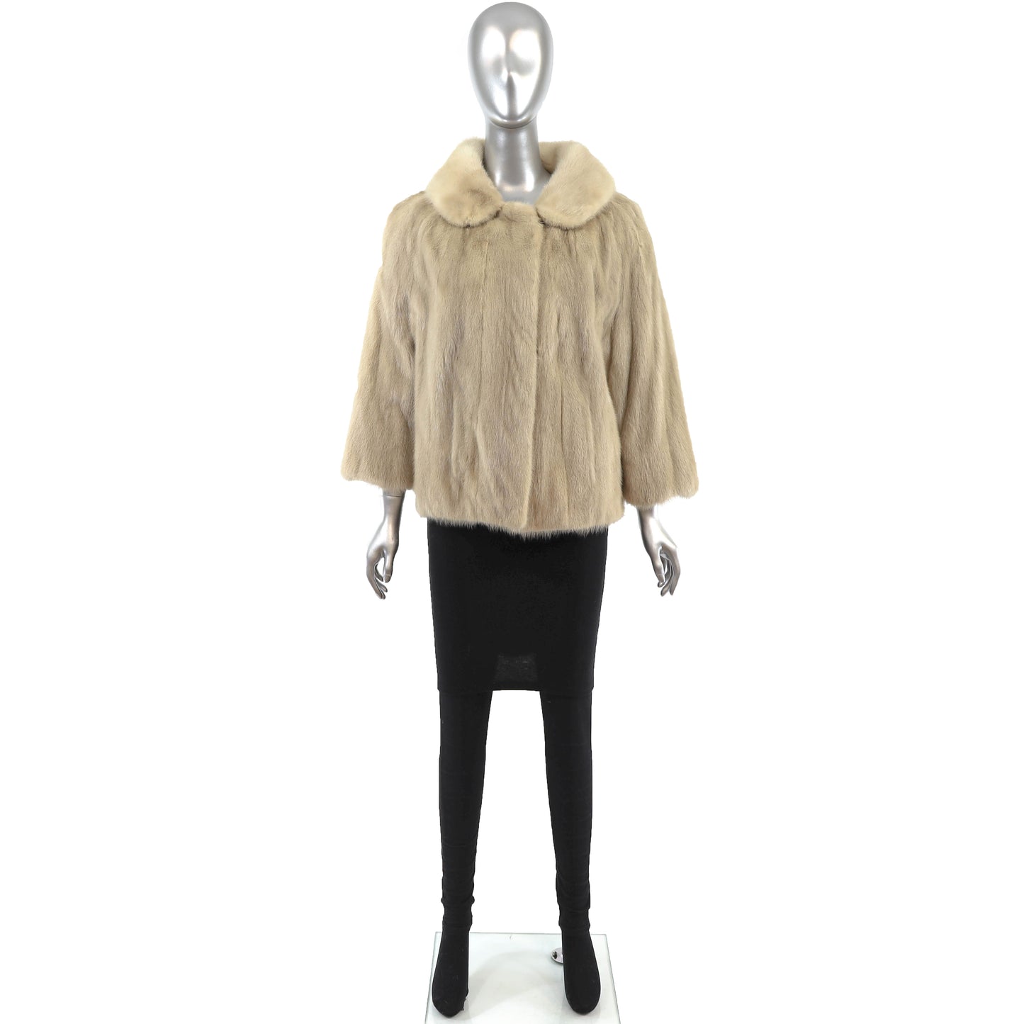 Tourmaline Mink Jacket- Size M