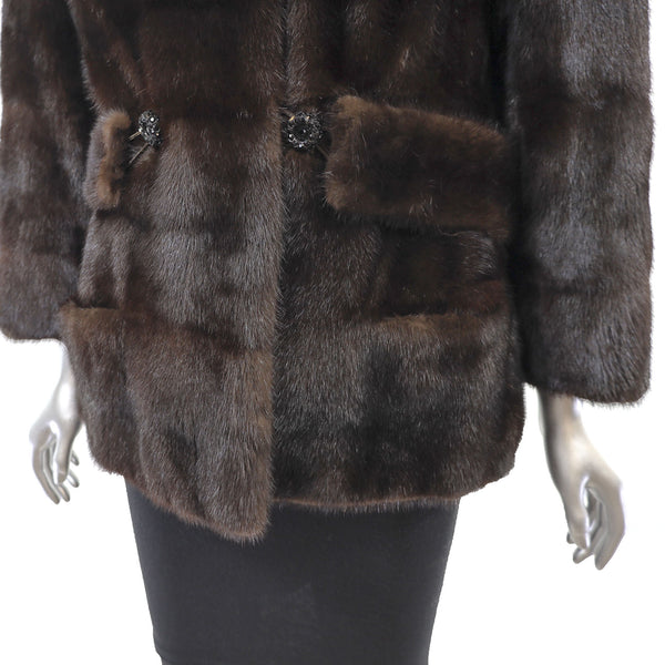 Mahogany Mink Jacket- Size S