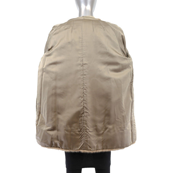 Pastel Mink Jacket- Size XL