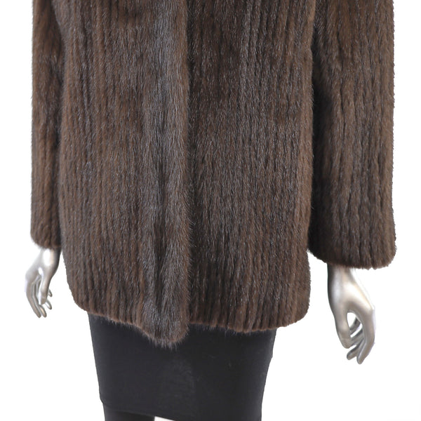 Mahogany Mink Corded Jacket- Size S