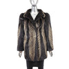 Mahogany Mink Jacket- Size M