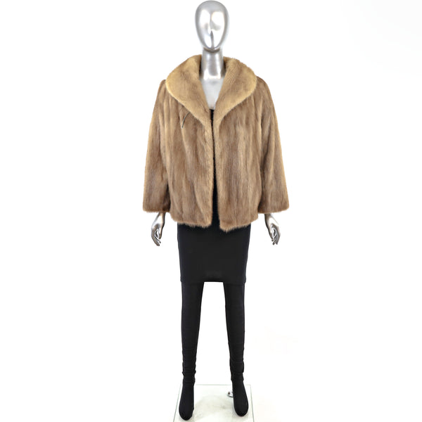 Autumn Haze Mink Jacket- Size XL