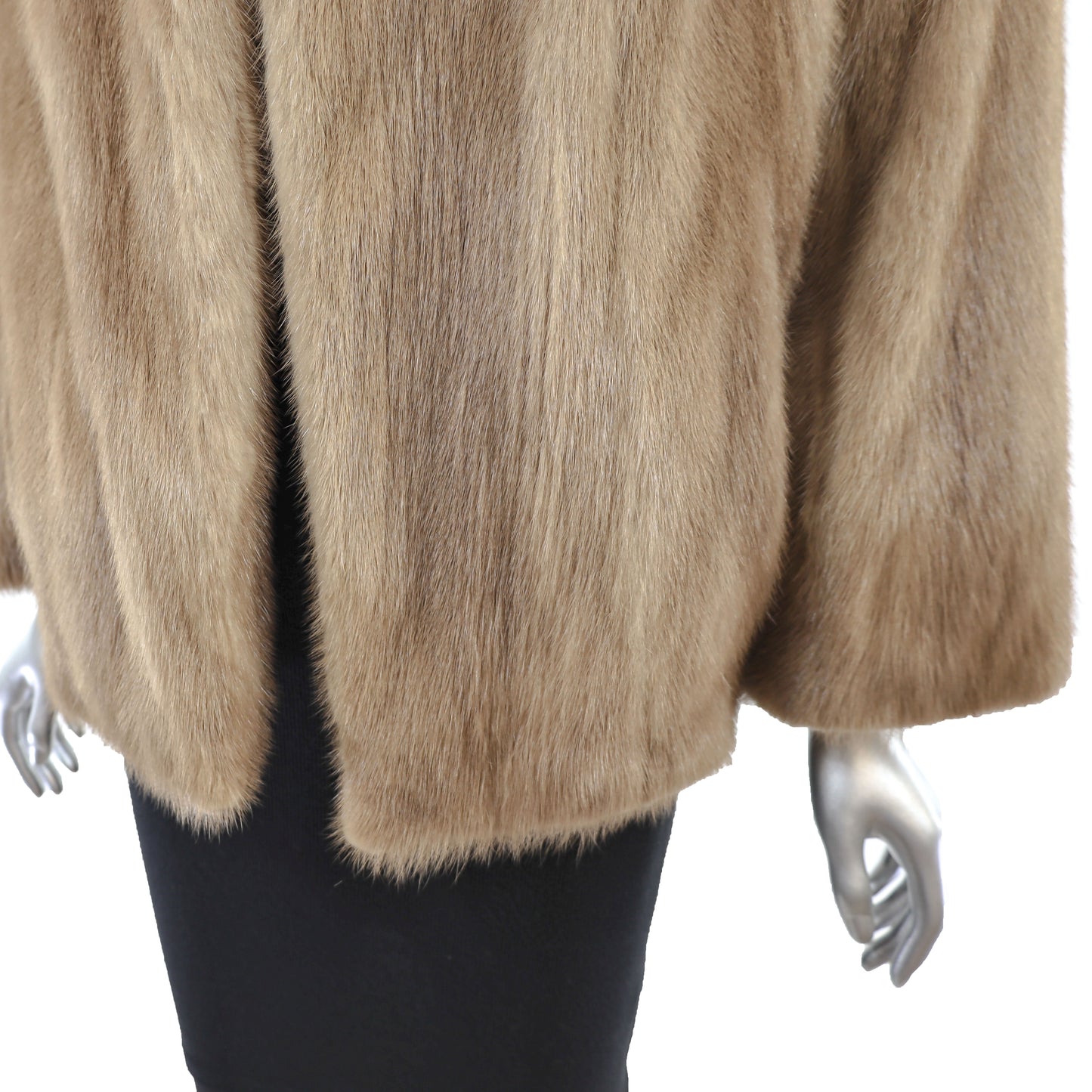 Light Brown Mink Jacket- Size XL