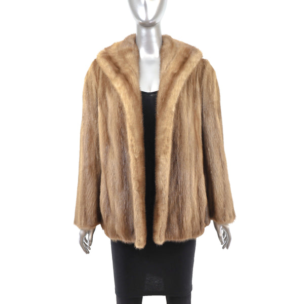 Autumn Haze Mink Jacket- Size XL