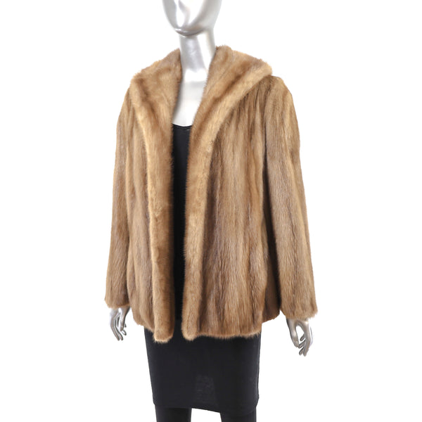 Autumn Haze Mink Jacket- Size XL