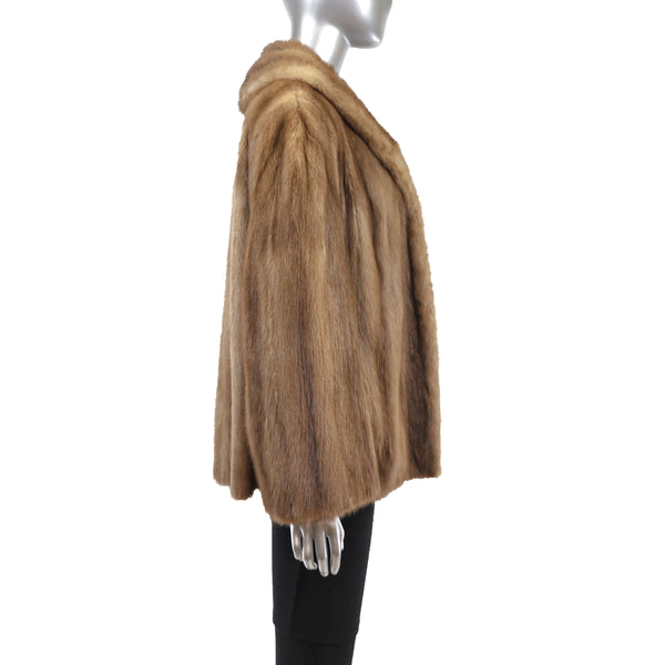 Autumn Haze Mink Jacket- Size XL