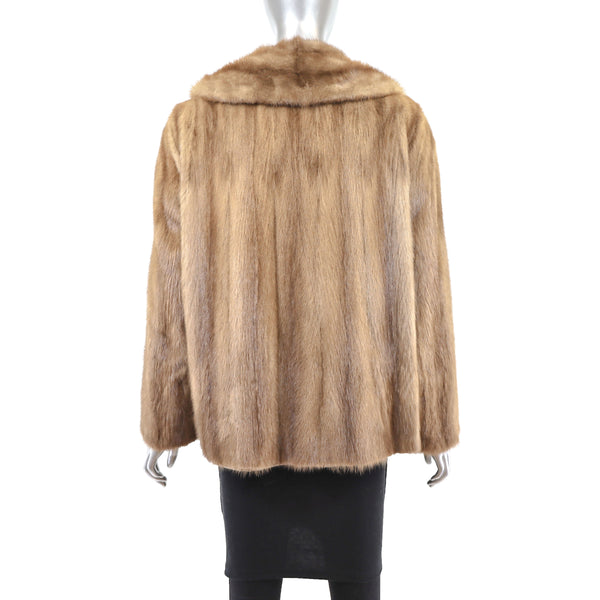 Autumn Haze Mink Jacket- Size XL