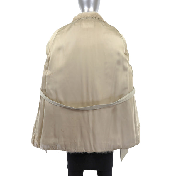 Pearl Mink Jacket- Size XL