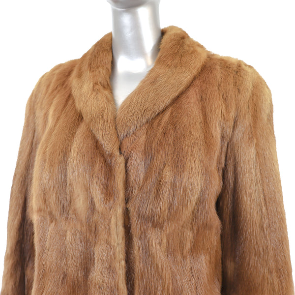 Blonde Mink Jacket- Size M