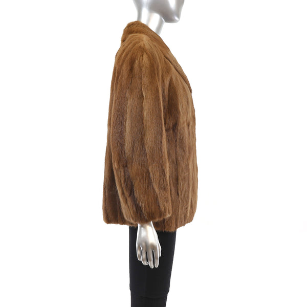 Blonde Mink Jacket- Size M