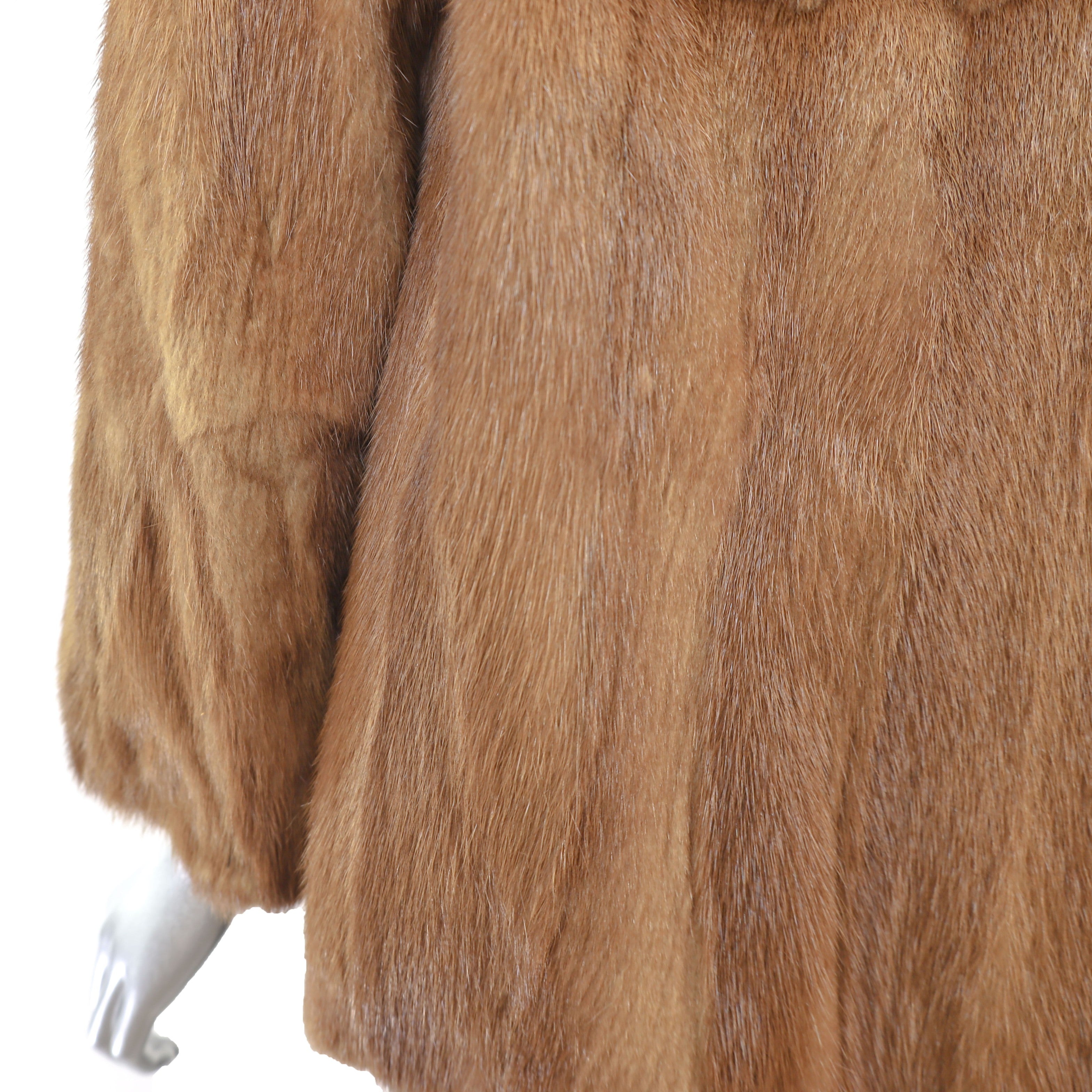 perfect blonde mink fur coat size M