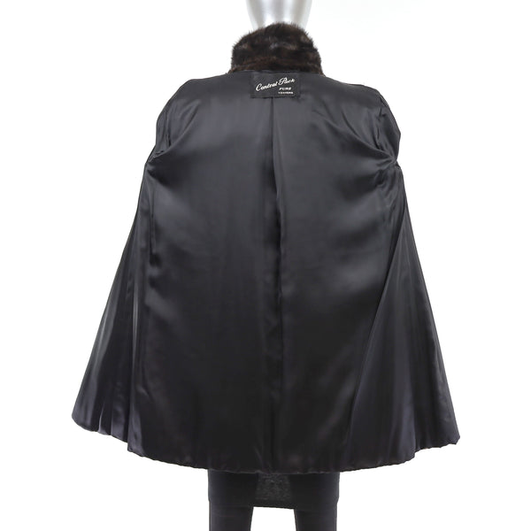 Mahogany Mink 3/4 Jacket - Size M