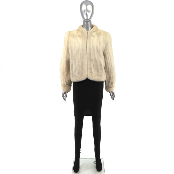 Pearl Mink Jacket- Size S