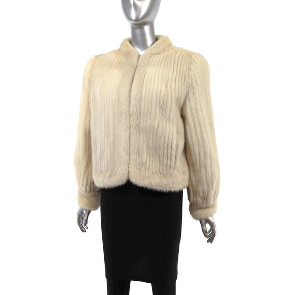 Pearl Mink Jacket- Size S
