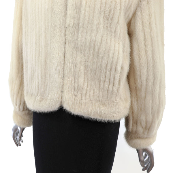 Pearl Mink Jacket- Size S