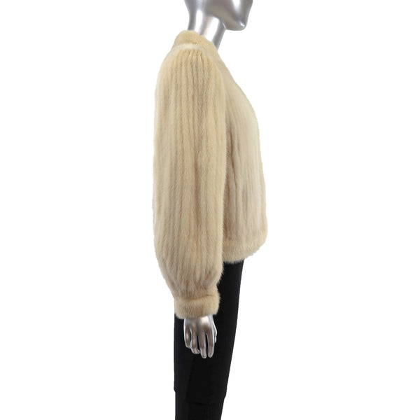 Pearl Mink Jacket- Size S