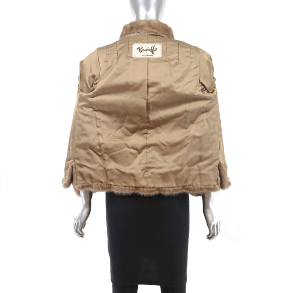 Autumn Haze Mink Jacket- Size S