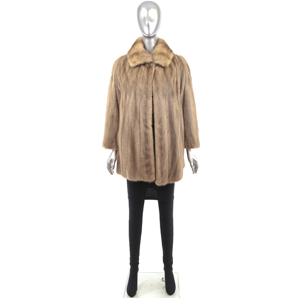 Rosendorf/ Evans Autumn Haze Mink Jacket- Size M