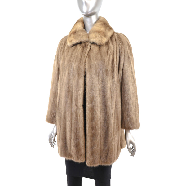 Rosendorf/ Evans Autumn Haze Mink Jacket- Size M