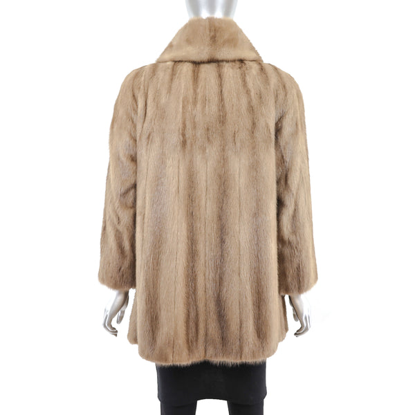 Rosendorf/ Evans Autumn Haze Mink Jacket- Size M