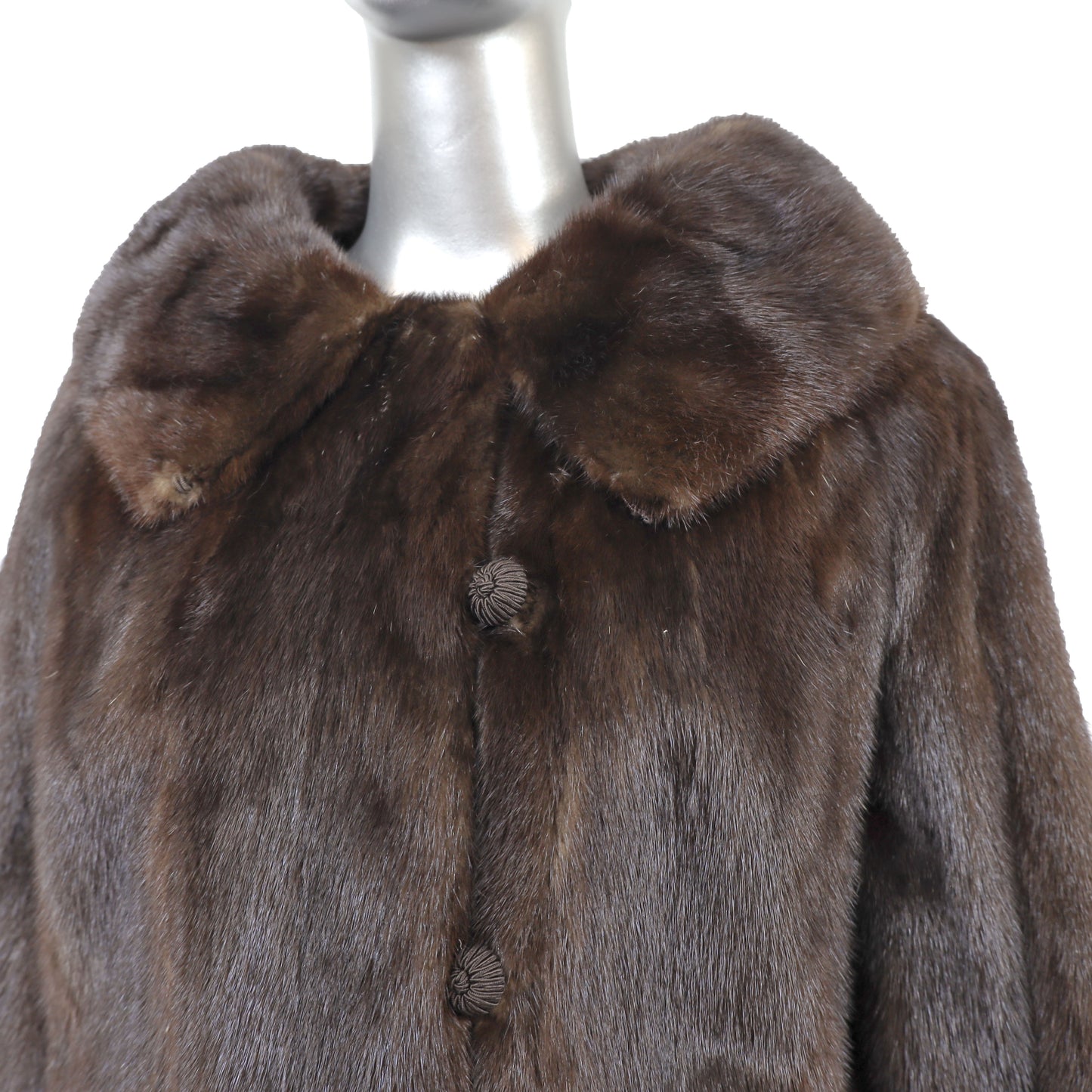 Brown Bolero Mink Jacket- Size M