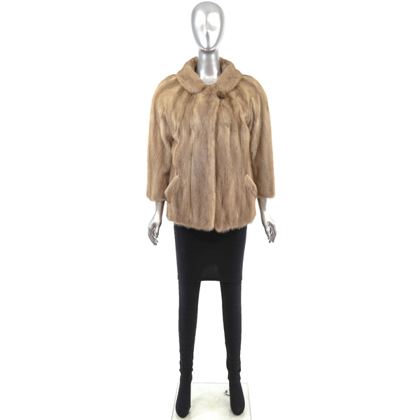 Pastel Mink Jacket- Size L