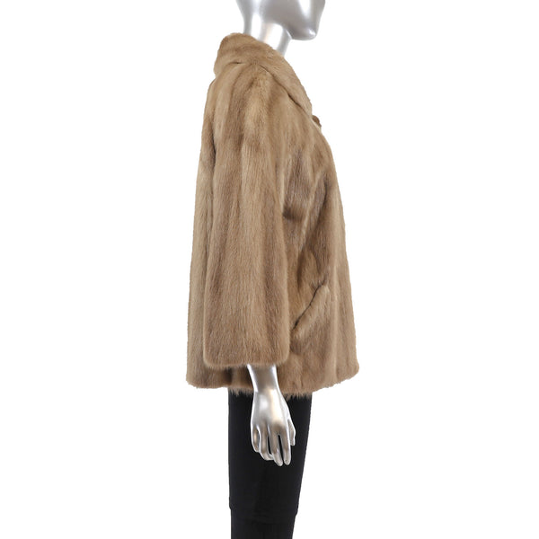 Pastel Mink Jacket- Size L