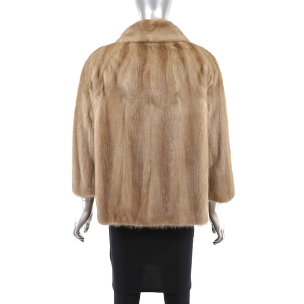Pastel Mink Jacket- Size L