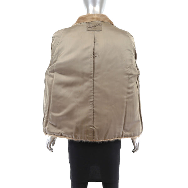 Pastel Mink Jacket- Size L