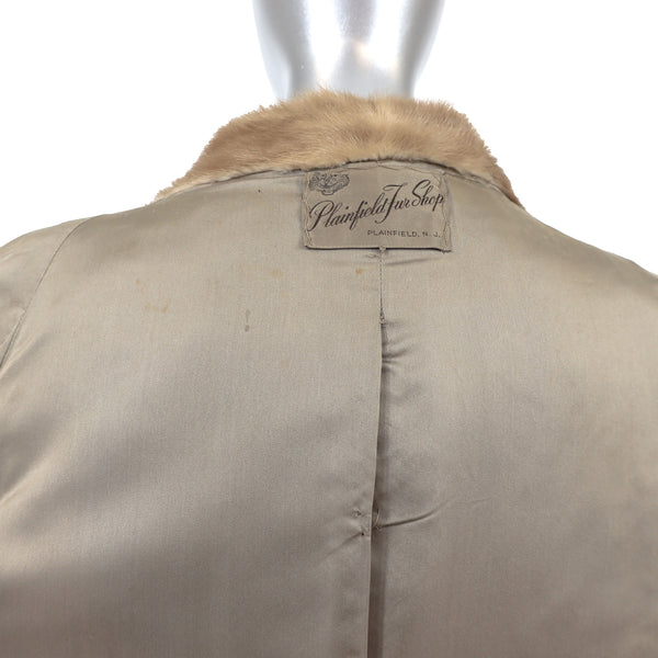 Pastel Mink Jacket- Size L