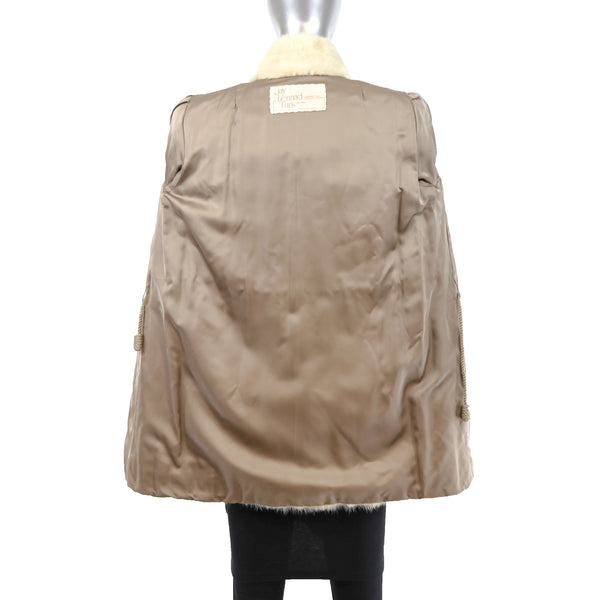 Pearl Mink Jacket- Size M