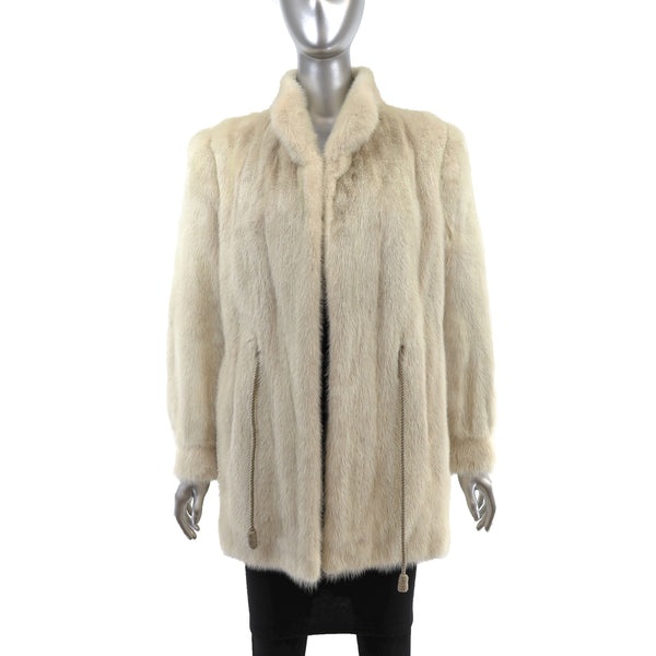 Pearl Mink Jacket- Size M
