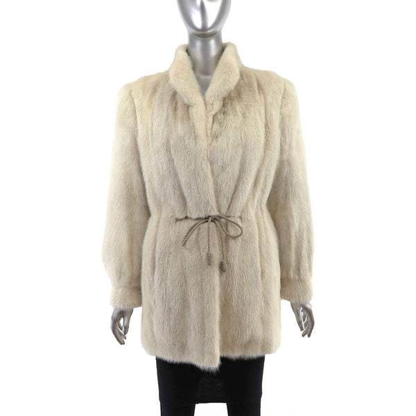 Pearl Mink Jacket- Size M