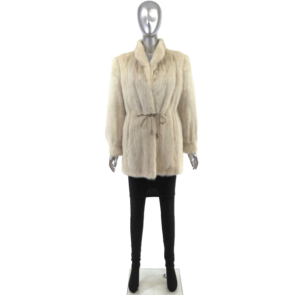 Pearl Mink Jacket- Size M