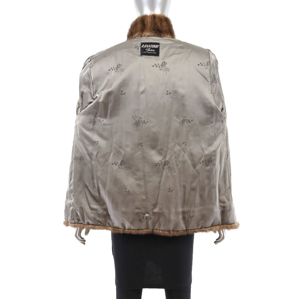 Autumn Haze Mink Jacket- Size M