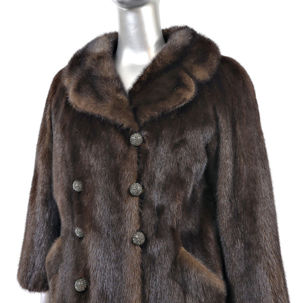 Mahogany Mink Jacket- Size M