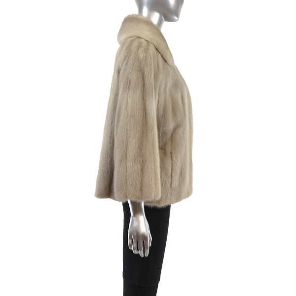 Sapphire Mink Jacket- Size M