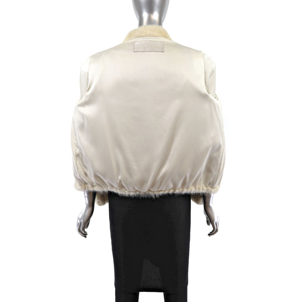 Pearl Mink Jacket- Size M
