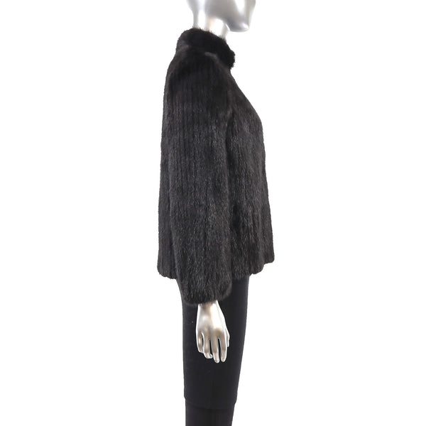 Ranch Corded Mink Jacket- Size S