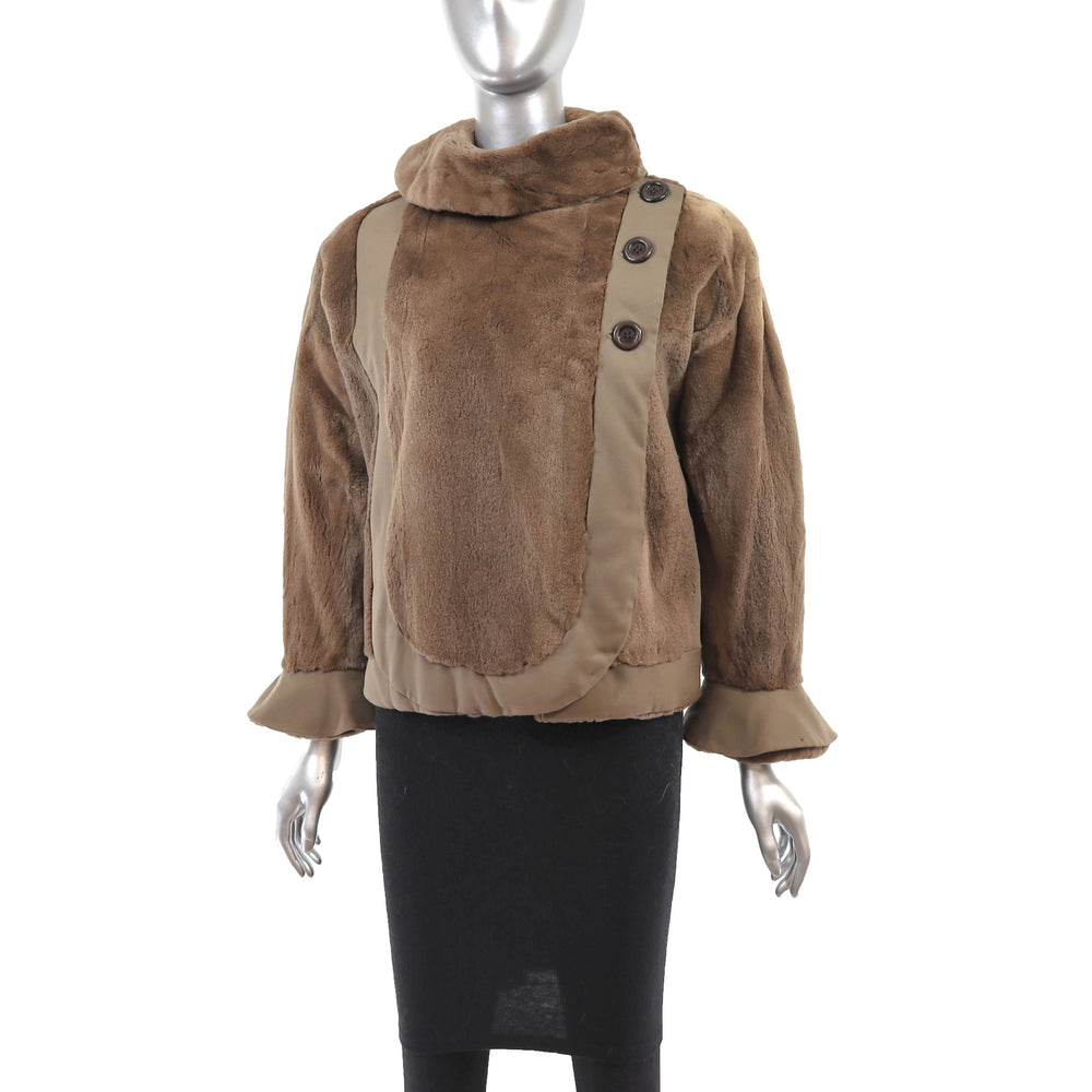 Giorgio Armani/ Neiman Marcus Sheared Mink Jacket- Size S