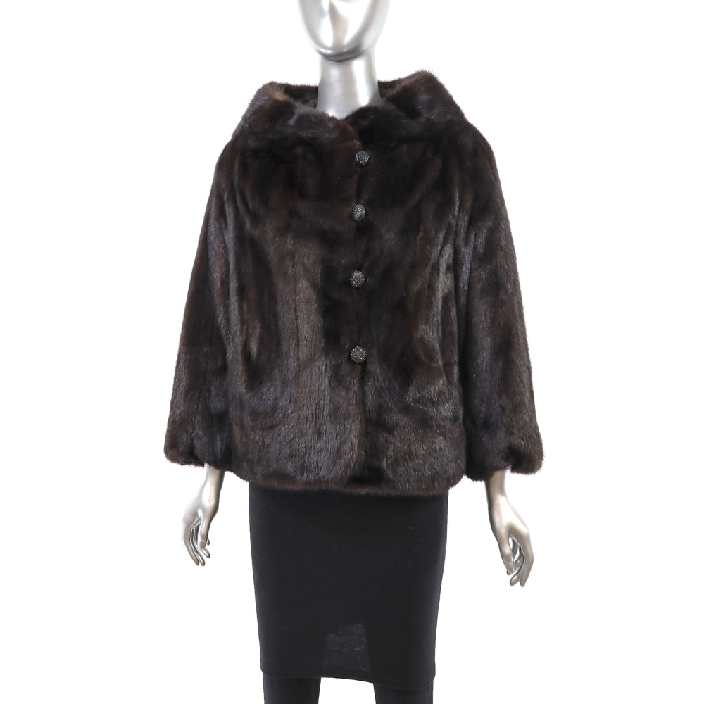 Mahogany Mink Jacket- Size M
