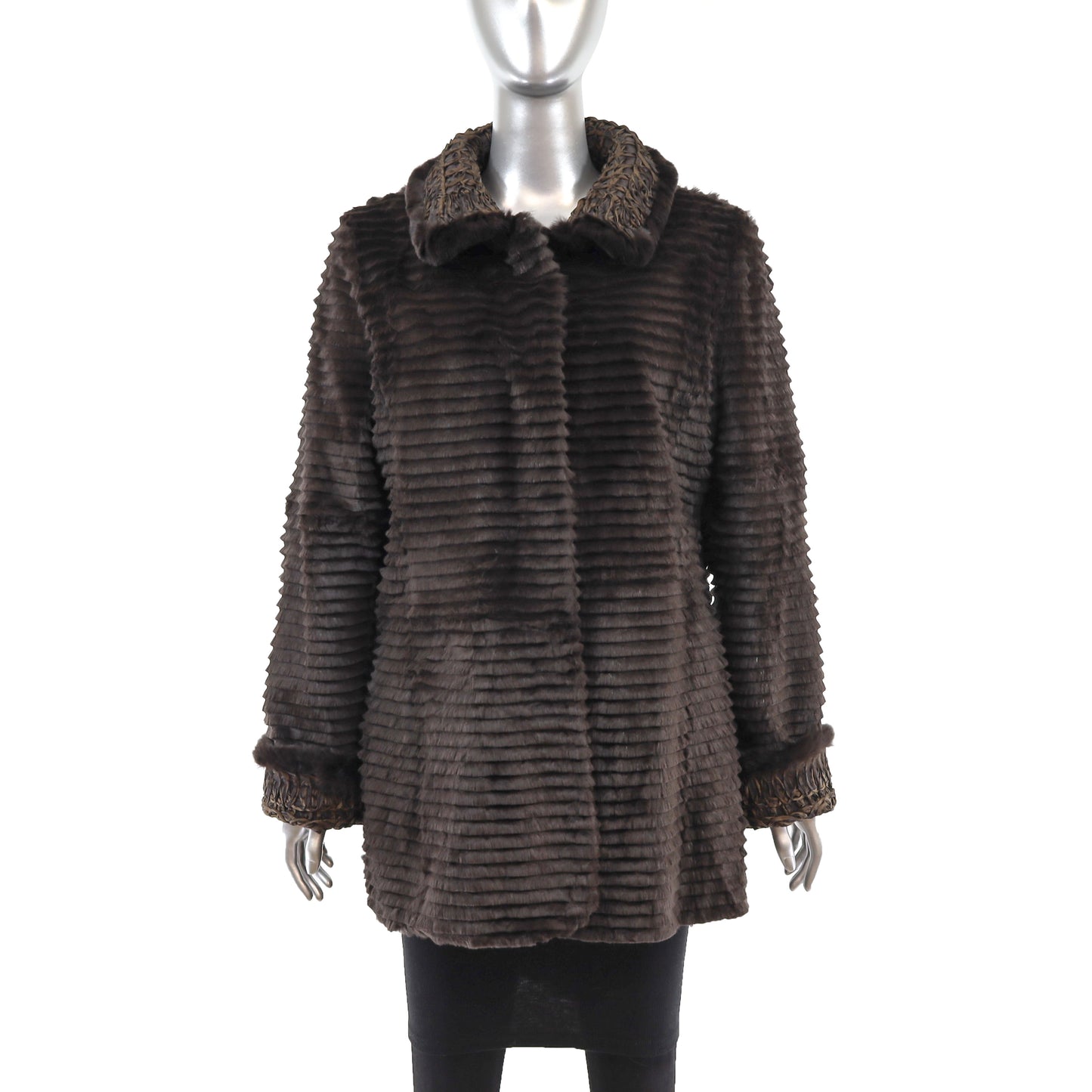 Ribbon Reversible Jacket to Rabbit- Size M