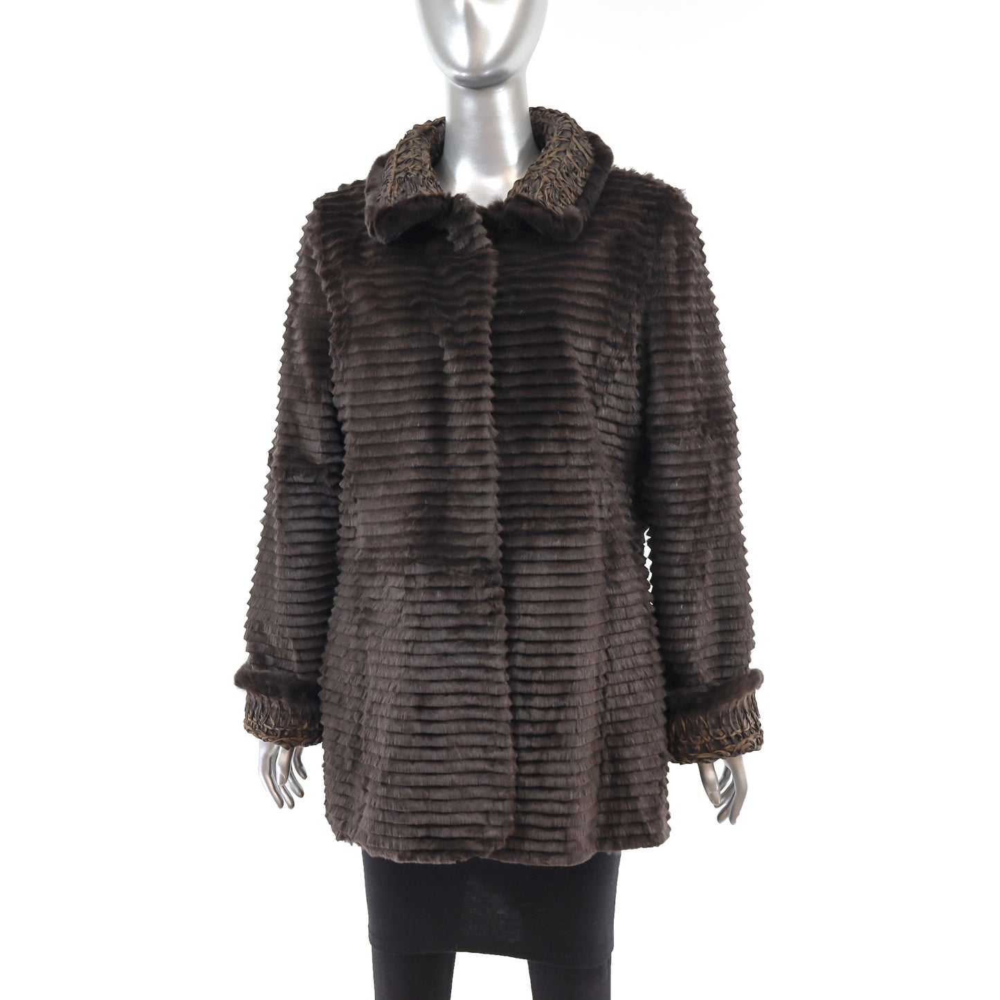 Ribbon Reversible Jacket to Rabbit- Size M