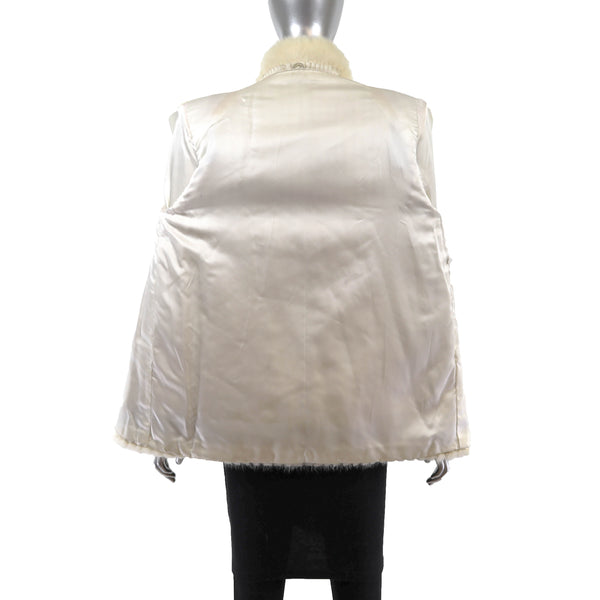 Pearl Mink Jacket- Size M