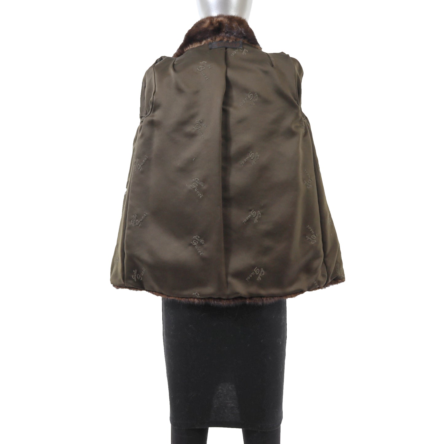Emilio Gucci Brown Mink Jacket- Size XXS