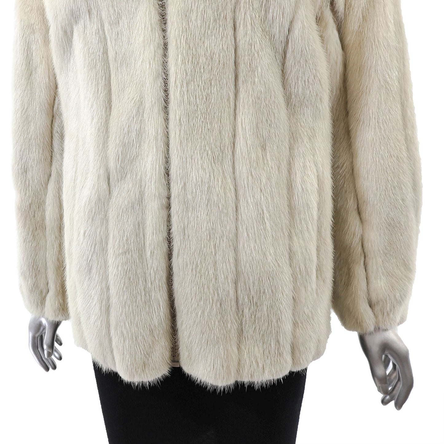 Beige Mink Jacket- Size S