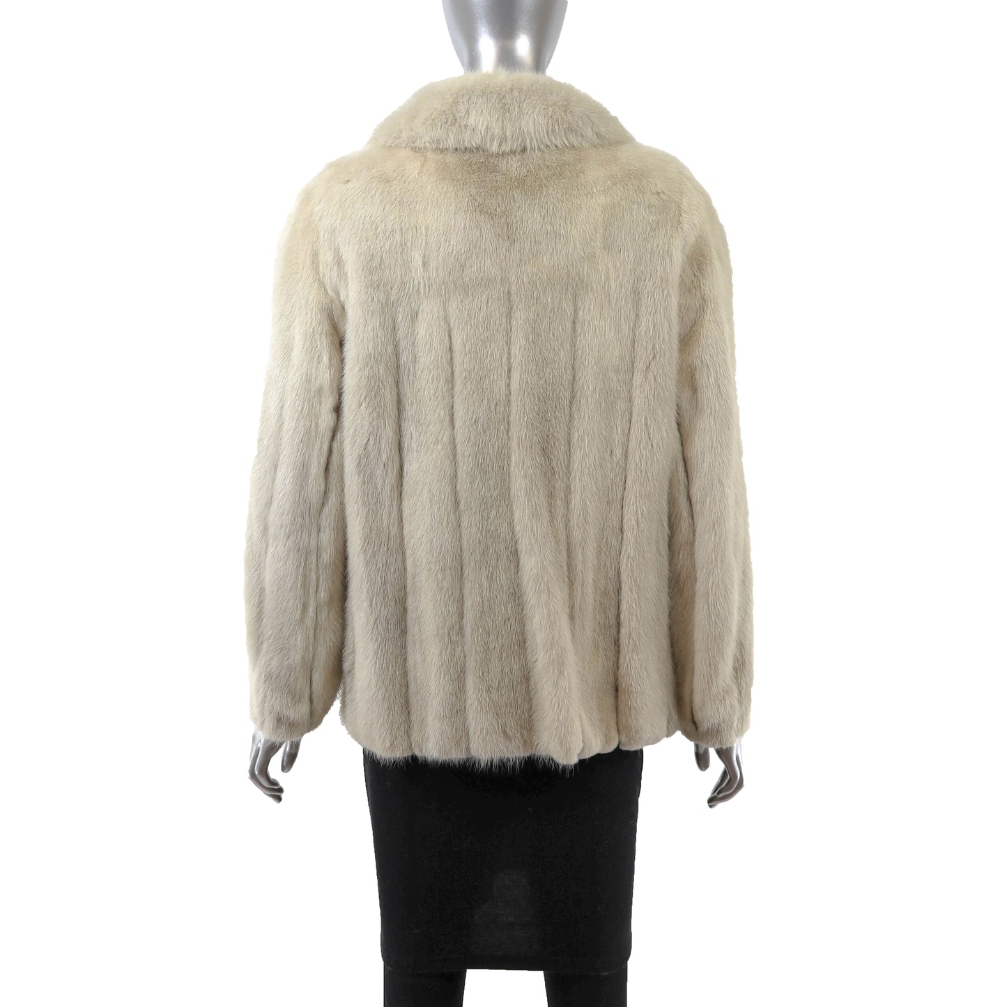 Beige Mink Jacket- Size S