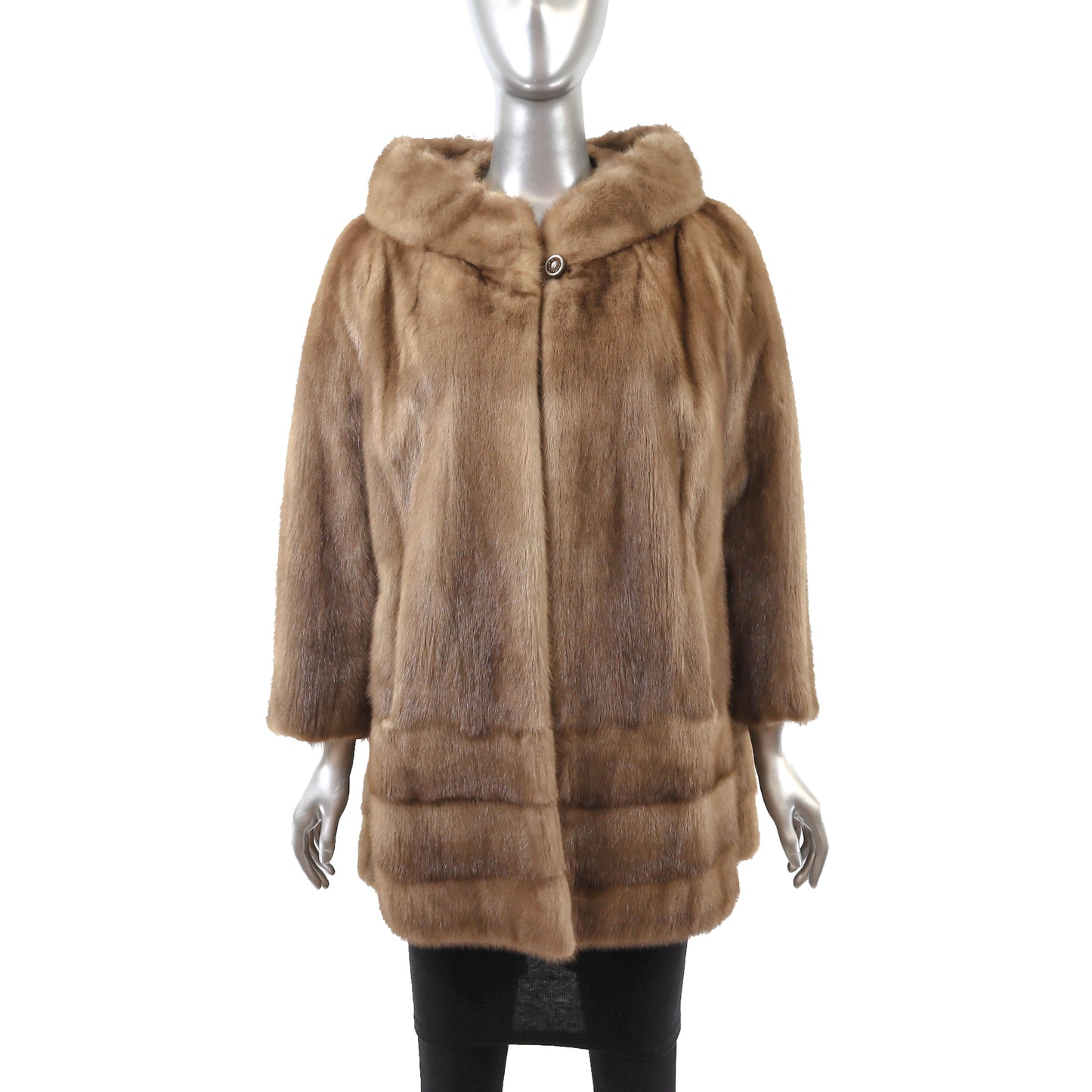Light Brown Mink Jacket- Size M